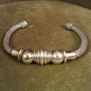Mexican silver cuff